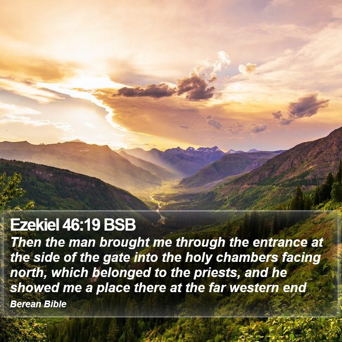 Ezekiel 46:19 BSB Bible Study