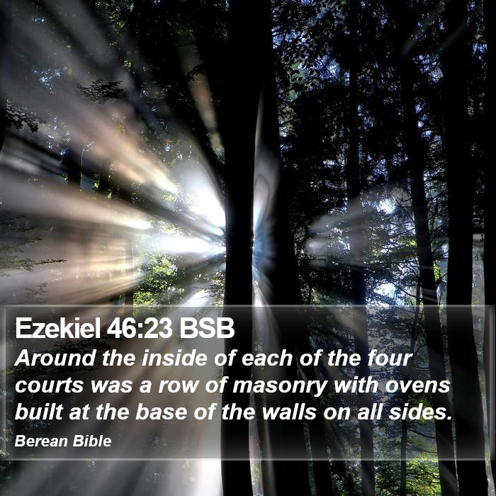 Ezekiel 46:23 BSB Bible Study