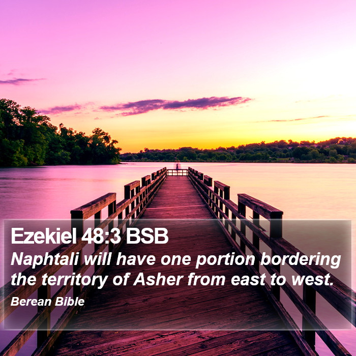 Ezekiel 48:3 BSB Bible Study