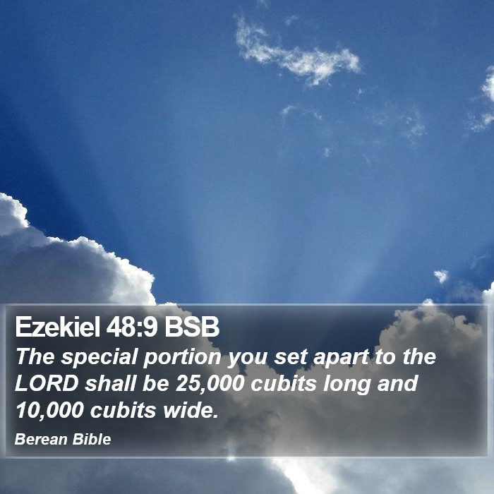 Ezekiel 48:9 BSB Bible Study