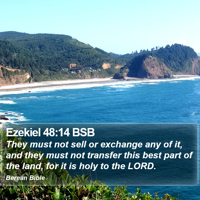 Ezekiel 48:14 BSB Bible Study