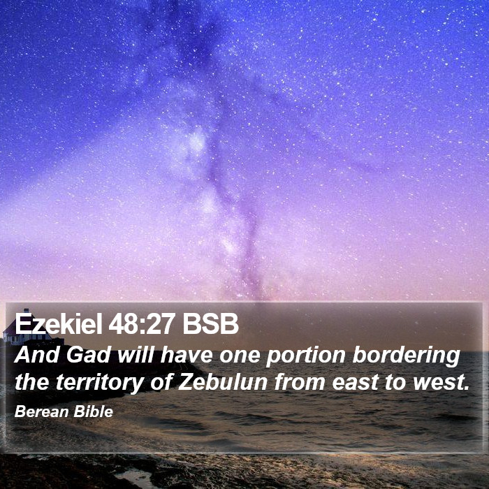 Ezekiel 48:27 BSB Bible Study