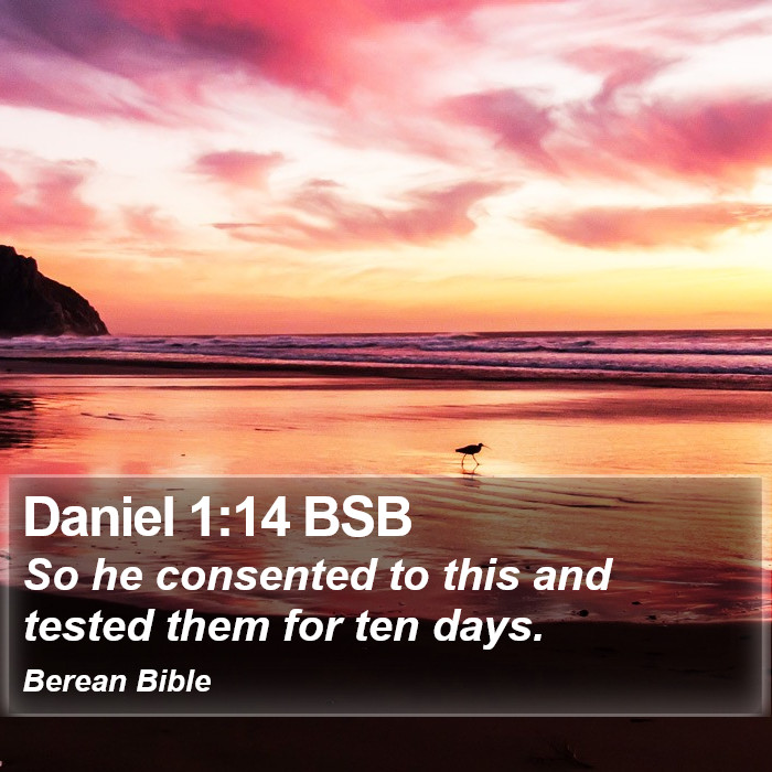 Daniel 1:14 BSB Bible Study