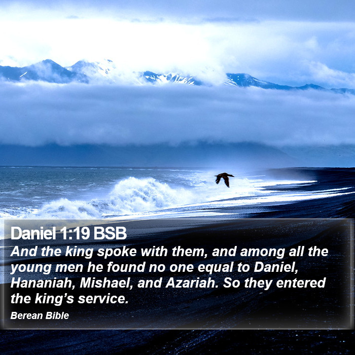 Daniel 1:19 BSB Bible Study