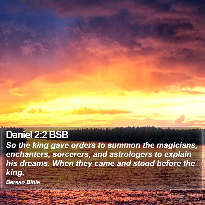 Daniel 2:2 BSB Bible Study