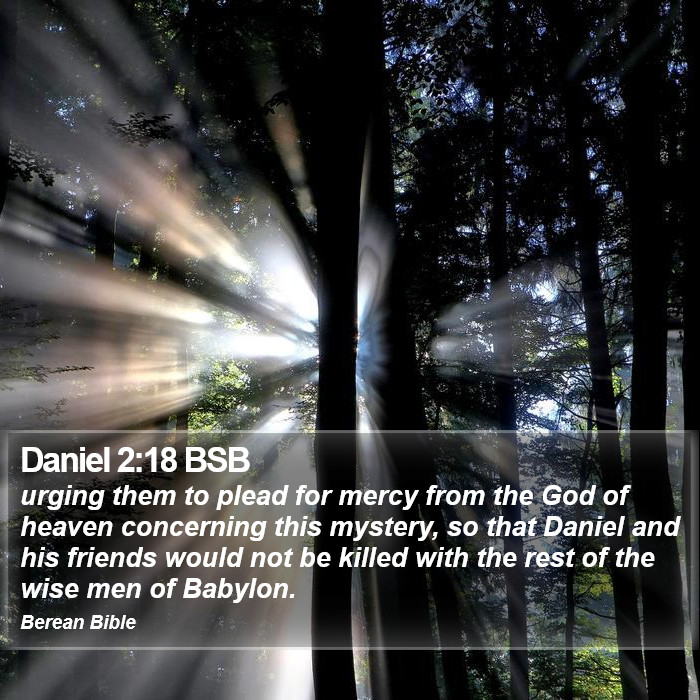 Daniel 2:18 BSB Bible Study