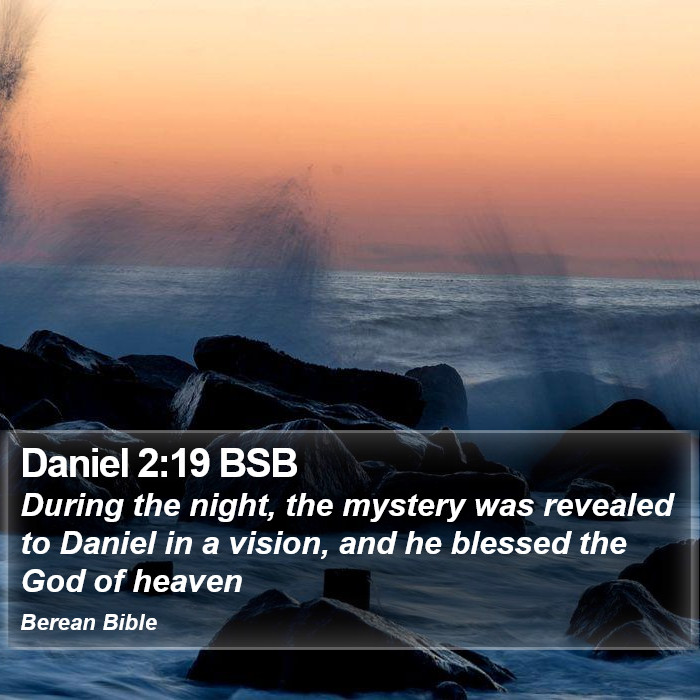 Daniel 2:19 BSB Bible Study