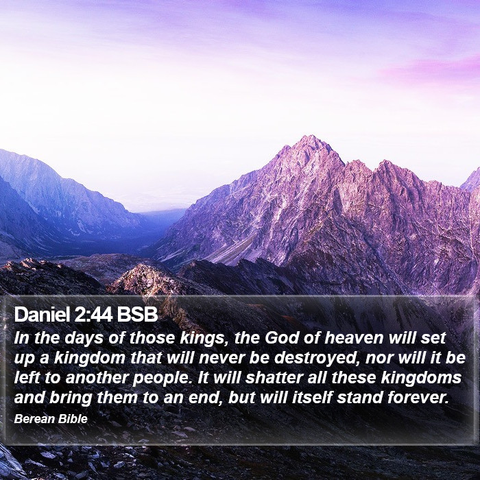 Daniel 2:44 BSB Bible Study