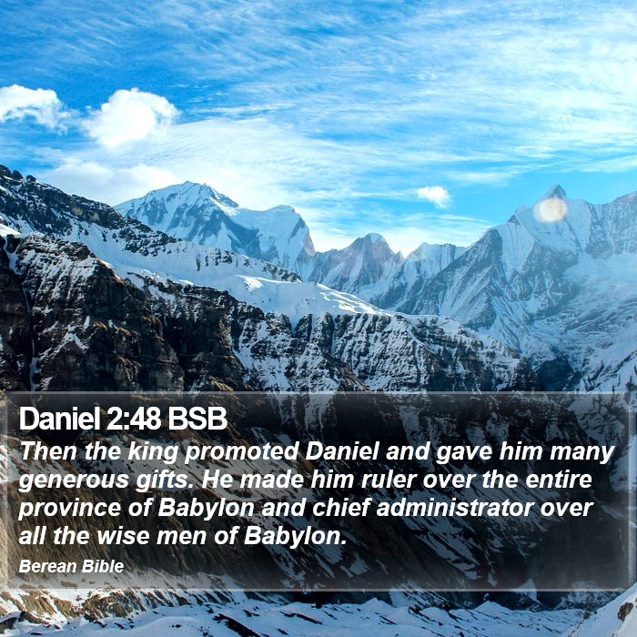 Daniel 2:48 BSB Bible Study