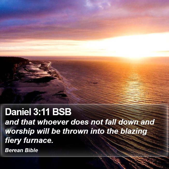 Daniel 3:11 BSB Bible Study