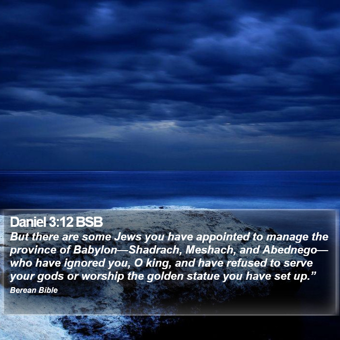 Daniel 3:12 BSB Bible Study