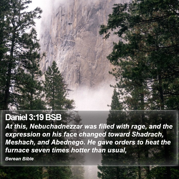 Daniel 3:19 BSB Bible Study