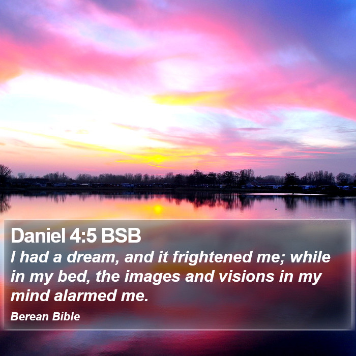 Daniel 4:5 BSB Bible Study