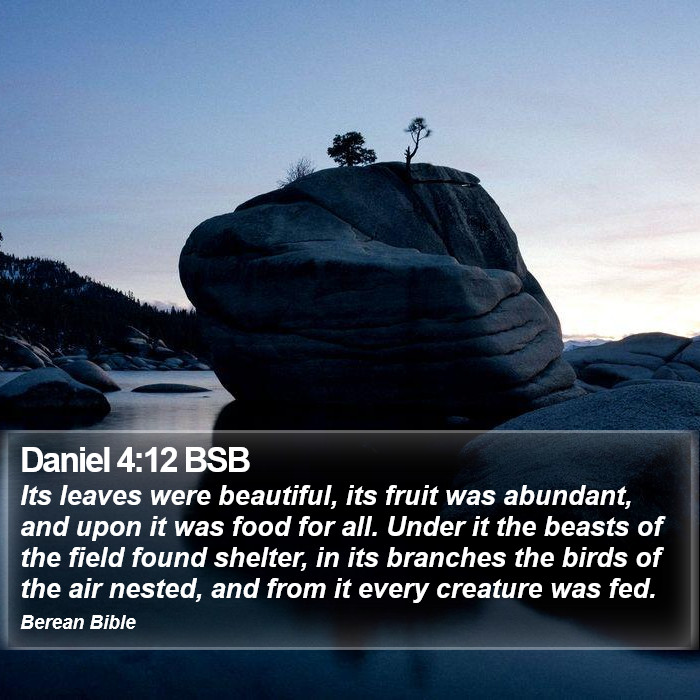 Daniel 4:12 BSB Bible Study