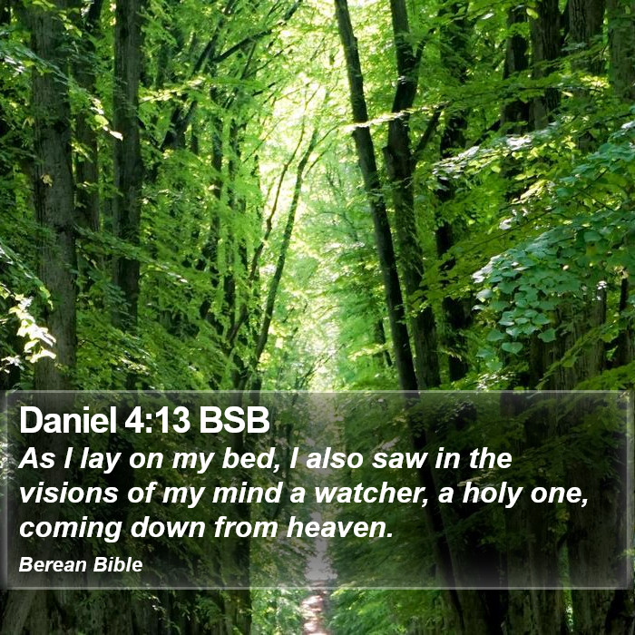 Daniel 4:13 BSB Bible Study