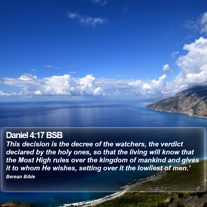 Daniel 4:17 BSB Bible Study