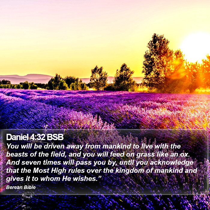 Daniel 4:32 BSB Bible Study