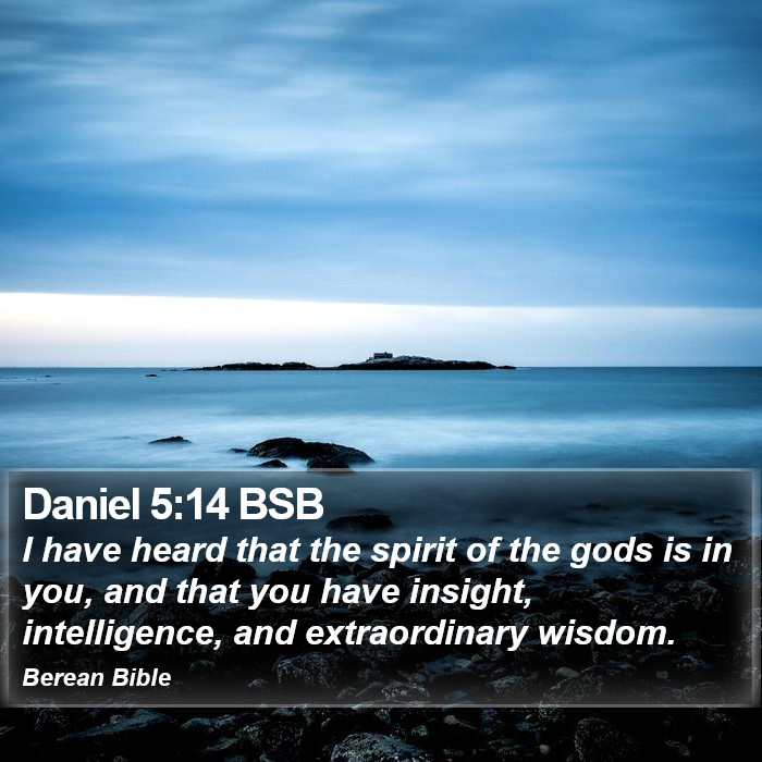 Daniel 5:14 BSB Bible Study