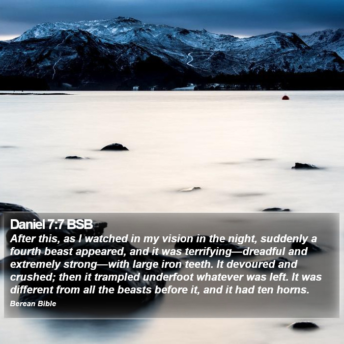 Daniel 7:7 BSB Bible Study