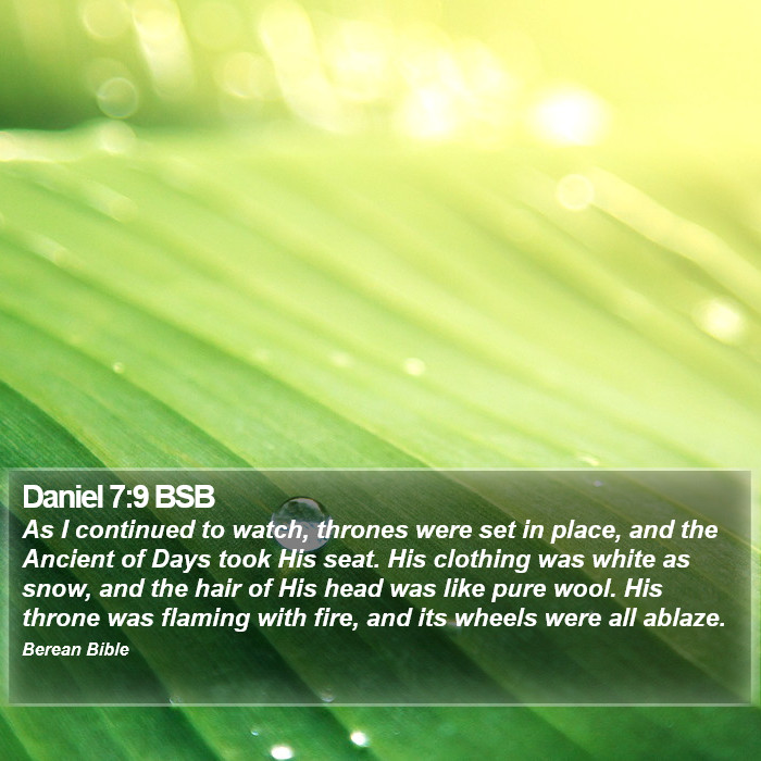 Daniel 7:9 BSB Bible Study