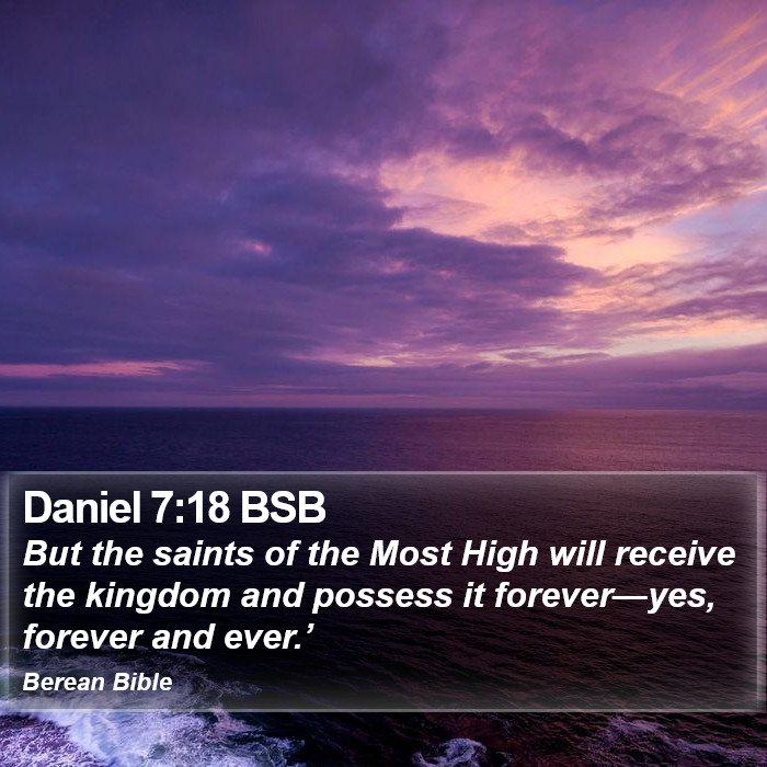 Daniel 7:18 BSB Bible Study