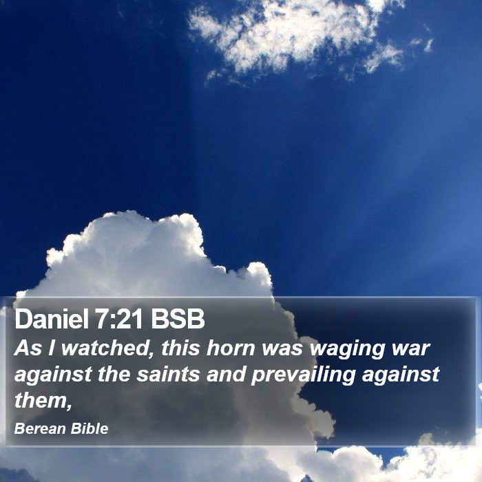 Daniel 7:21 BSB Bible Study