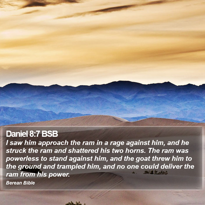 Daniel 8:7 BSB Bible Study