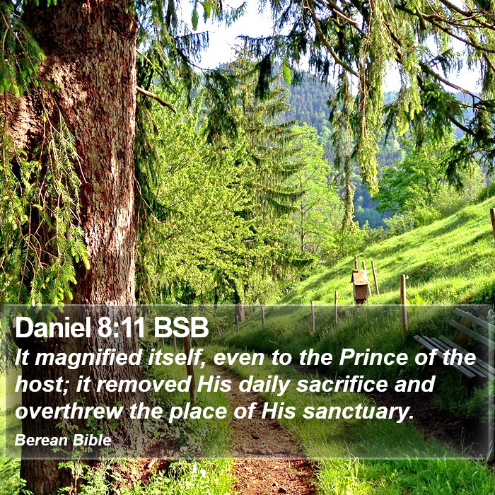 Daniel 8:11 BSB Bible Study