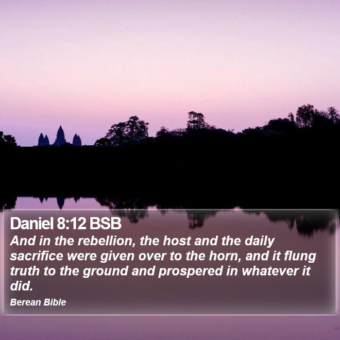 Daniel 8:12 BSB Bible Study