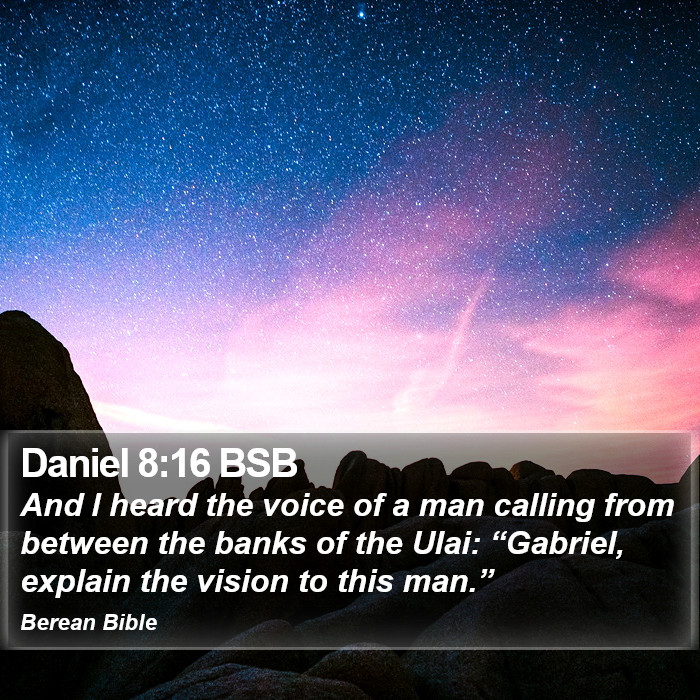 Daniel 8:16 BSB Bible Study