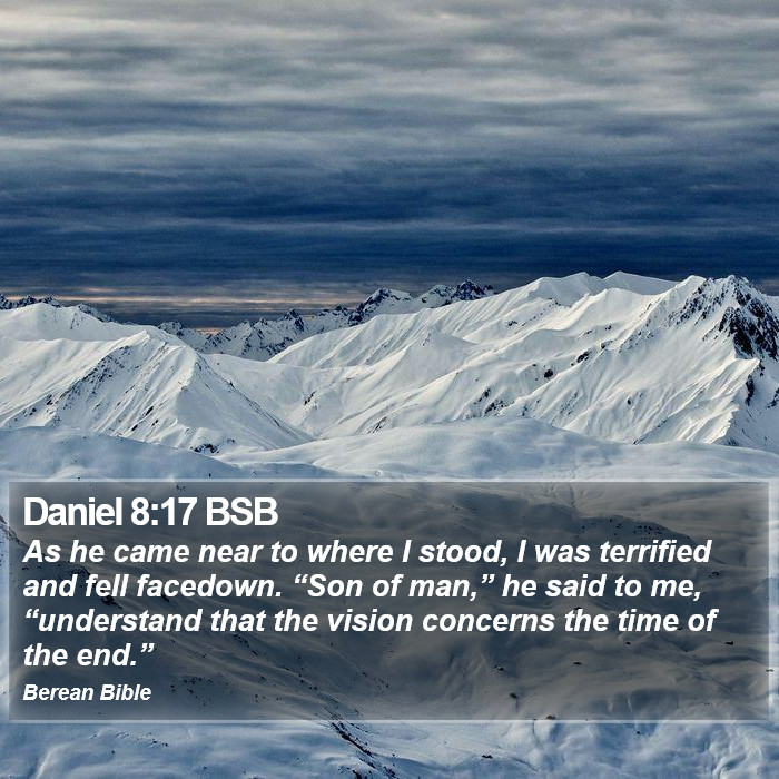 Daniel 8:17 BSB Bible Study