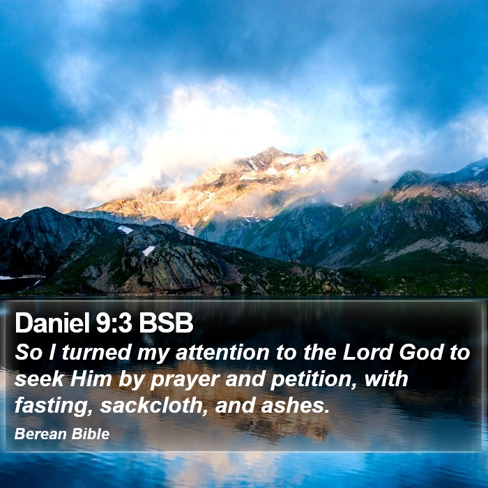 Daniel 9:3 BSB Bible Study