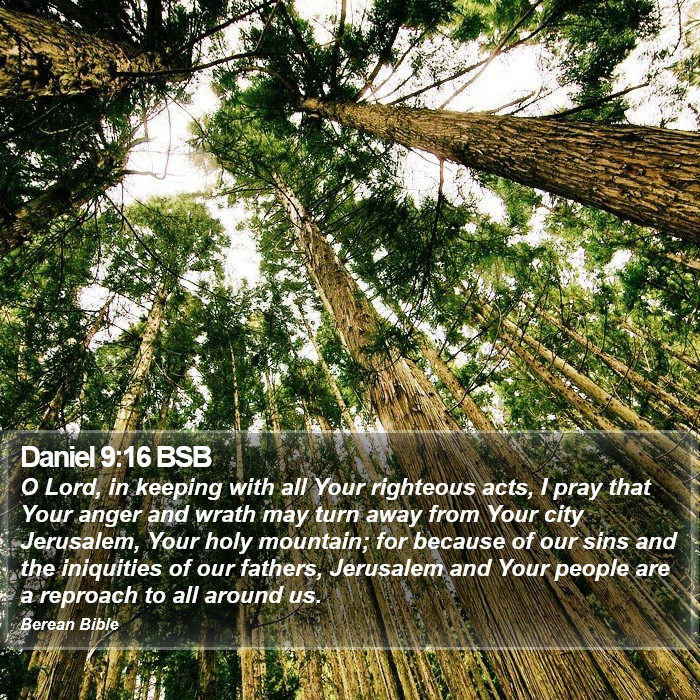 Daniel 9:16 BSB Bible Study