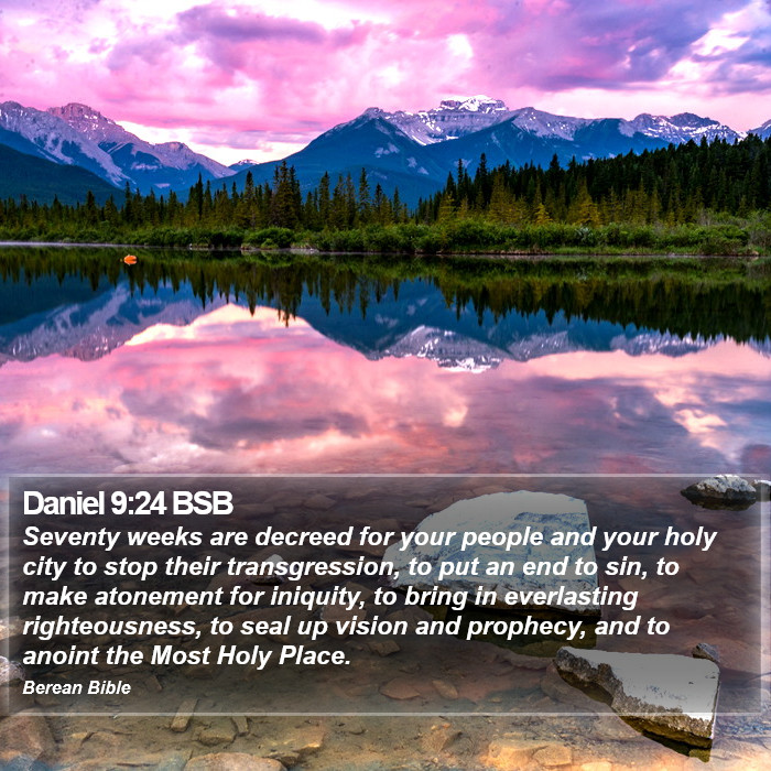 Daniel 9:24 BSB Bible Study