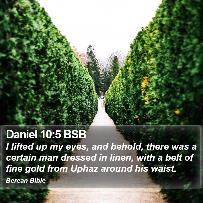 Daniel 10:5 BSB Bible Study