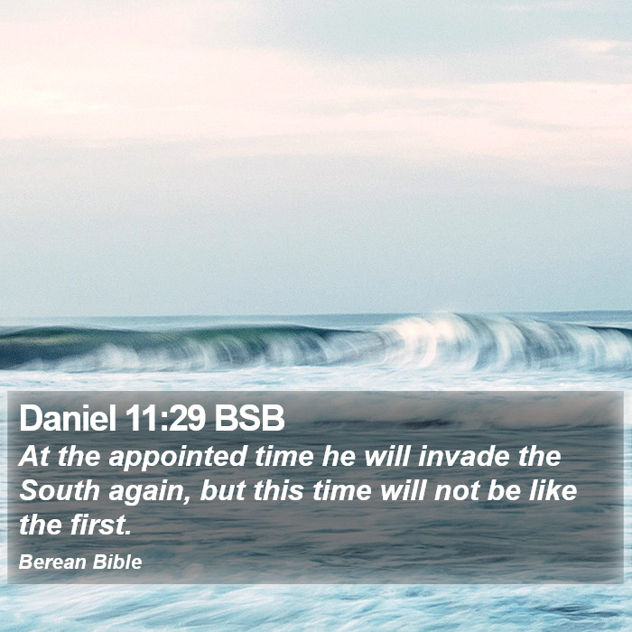 Daniel 11:29 BSB Bible Study