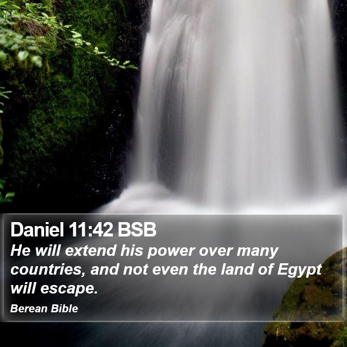 Daniel 11:42 BSB Bible Study