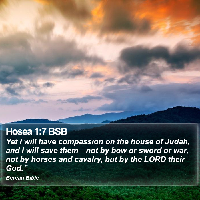 Hosea 1:7 BSB Bible Study