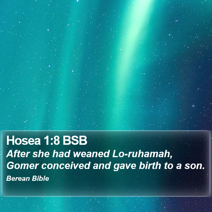 Hosea 1:8 BSB Bible Study