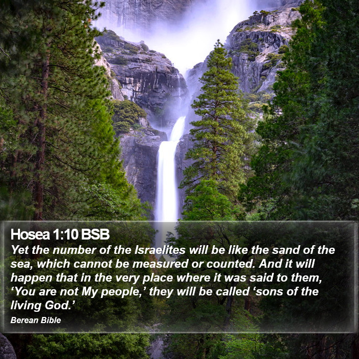 Hosea 1:10 BSB Bible Study