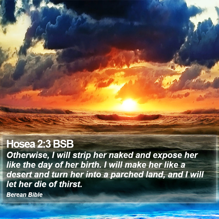 Hosea 2:3 BSB Bible Study