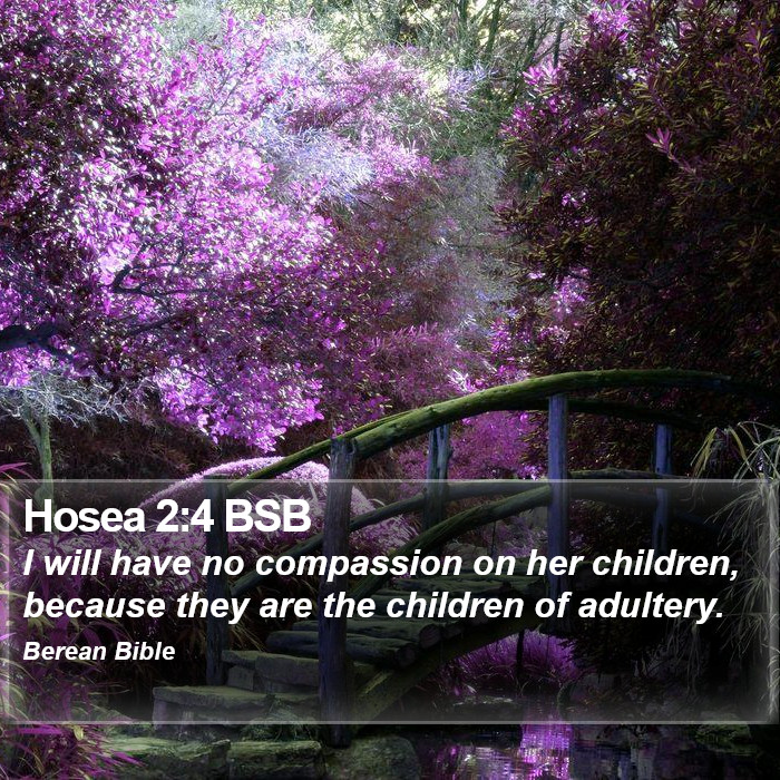 Hosea 2:4 BSB Bible Study