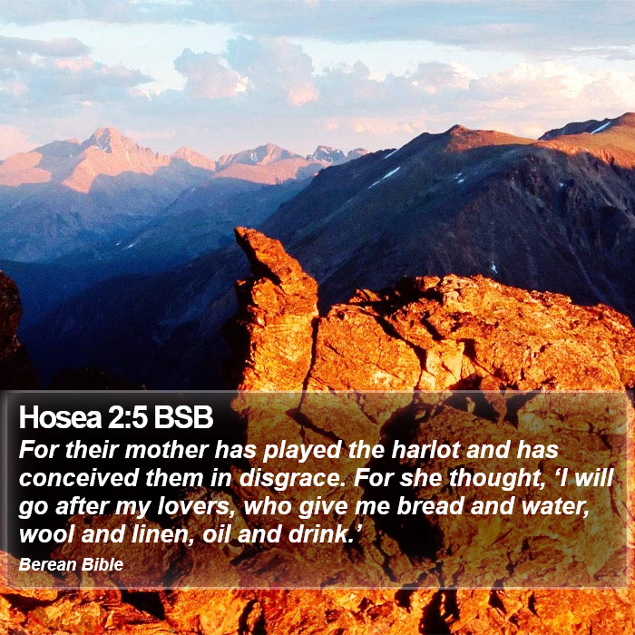 Hosea 2:5 BSB Bible Study