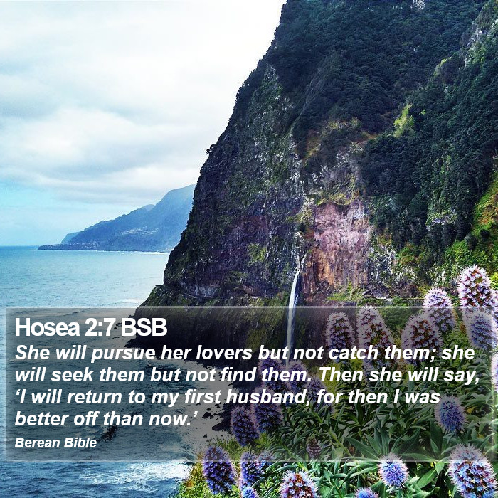 Hosea 2:7 BSB Bible Study