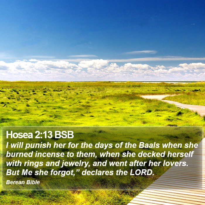 Hosea 2:13 BSB Bible Study