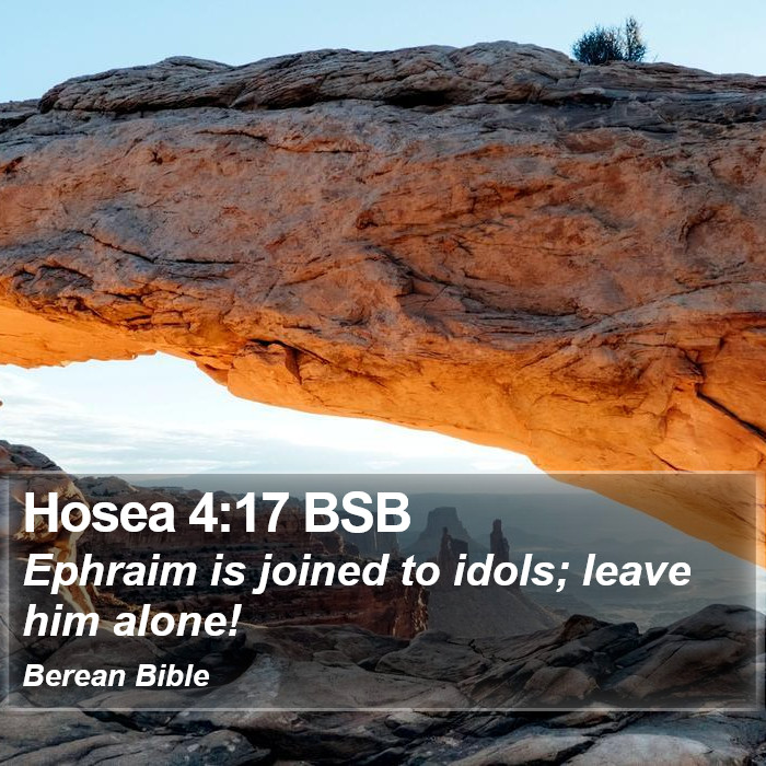 Hosea 4:17 BSB Bible Study