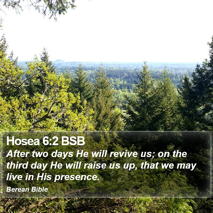 Hosea 6:2 BSB Bible Study