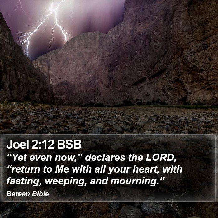 Joel 2:12 BSB Bible Study