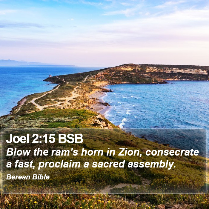 Joel 2:15 BSB Bible Study