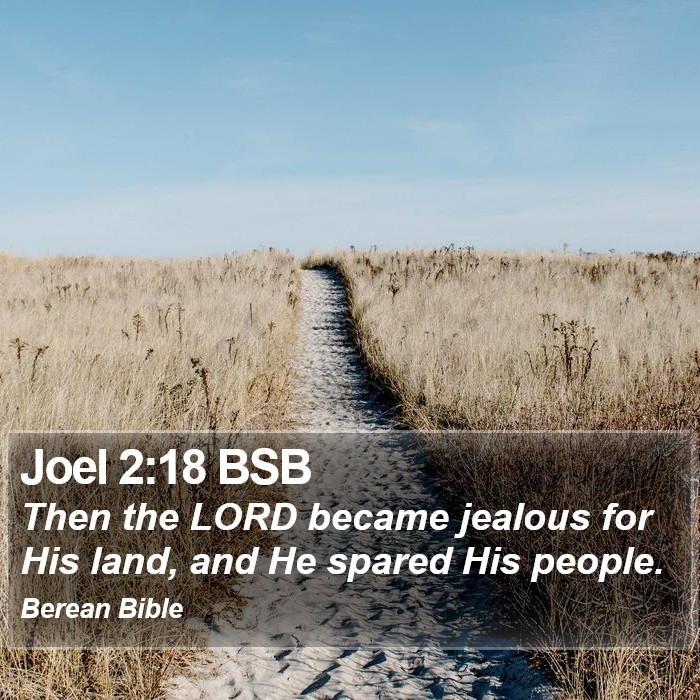 Joel 2:18 BSB Bible Study